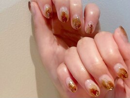 べっ甲ネイル/ニュアンスアート