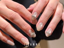 アンネ 梅田 GRACE店(ANNE)/ラインストーンネイル