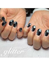 オンブレマグネットネイル