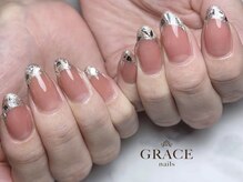 グレース ネイルズ(GRACE nails)/ガラスフレンチ