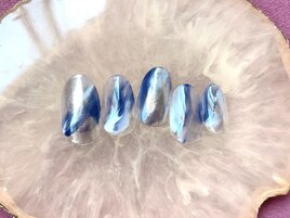 ニュアンスミラーネイル