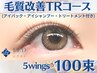 【毛質改善Trコース】新感覚ボリュームラッシュ！5wings 100束(500本)