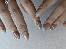 クルネ(QULNE)/ニュアンス/ベージュネイル