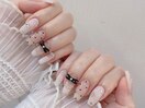 フレンチガーリーネイル＊momoka