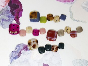 ネイルライフ(NailLife)/秋冬フットネイル