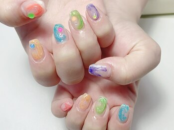マハロネイル(Mahalo Nail)/持ち込みデザイン