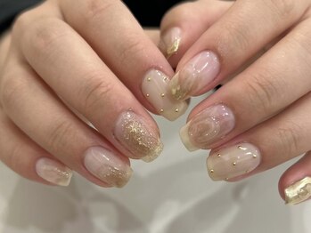 プチナノ(petitnano)/【miyu】ニュアンスネイル