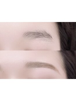 アイブロウメニューがあるサロン