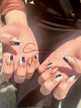 ネイル アトリエ クロリ(nail atelier Coloris)の写真/マグネットやシンプル・ニュアンスネイル等も、きらりと個性が光るcolorisでしかできないネイルをご提案◎