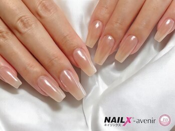 ネイリックス アヴェニール(NAILX avenir)/ベージュ+パールパウダー