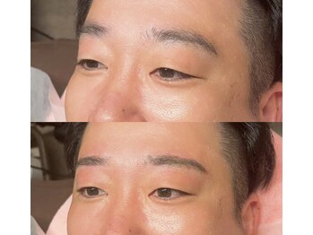 ゼロミリメートル(0mm)/【眉毛WAX】ビフォーアフター