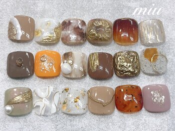 ミウ ネイル(miu nail)/親指1本アート★新規¥6490
