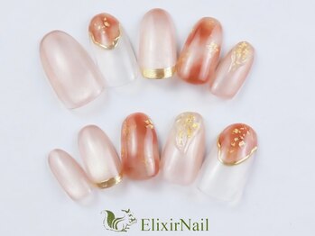 エリクサーネイル 新宿3丁目(Elixir Nail)/定額a シンプル/クーポン使用