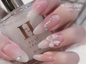 ユファ(YUFFA)の写真/《SNSを見て来店するファン続出★》爪割れ・亀裂の少ないスカルプで丁寧に爪のフォルムを形成しモチも抜群!