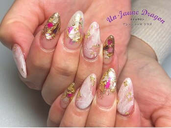 アン ジョーヌドラゴ/ピンク☆シェルネイル