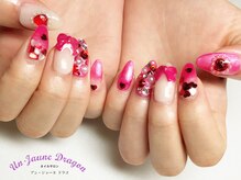 アン ジョーヌドラゴ/ピンク☆ホログラムネイル