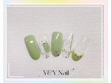 ワイアンドワイ(Y&Y)/ホワイト花と春夏の配色