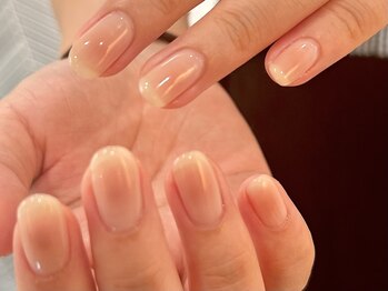 アマンネイル(aman.nail)/ほんのりチークネイル