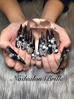 エスフィーネイルサロン ブリーユ(Esfy nailsalon Brille)/ブラックネイル