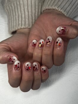 ラブネイル(LOVENAIL)の写真/ネイル初めての方にもオススメ！可愛いネイルをお手軽価格で♪シンプル～ゴテゴテ派手可愛いネイルまで◎