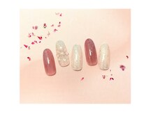 アトリエ ハルミナ(atelier harumina)/ぷっくりお花ネイル♪