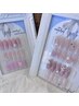 【韓国ネイル】ナチュラルガーリーコース【定額】¥6600→¥6050