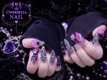 シンデレラネイル(CINDERELLA NAIL)/【スカルプ長さだしネイル】