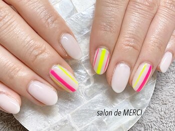 サロン ド メルシー(Salon de MERCI)/ネオンストライプ☆