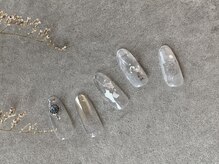 ドレス ネイルアンドアイラッシュ 三国(Dress)/クリアニュアンスnail