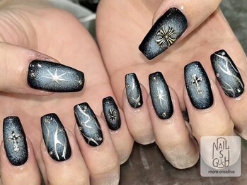 ネイルズガッシュ 武蔵小山店(NAILsGUSH)/メタリック/個性派