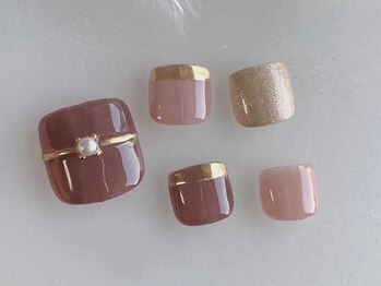 オーシャン 銀座店(OCEAN)/秋フットネイル