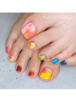 リグネイルスタジオ(Lig nail studio)/カラフルペイントネイル