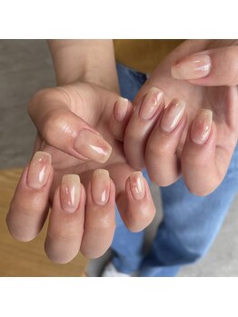 ミントリーフ バイ リート(Mint leaf by Reat)/桃ネイル