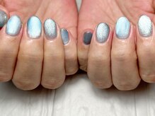 ブリスフルハピネス(Blissful happiness)/寒色マグネットネイル