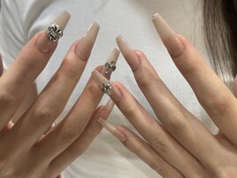 ちゅるちゅるネイル×クロム