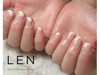 レン(LEN.)/ベージュホワイトフレンチ