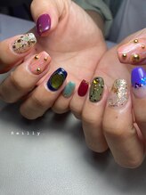 レイリーネイル(Reilly nail)/那覇ネイル/個性派デザイン