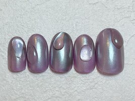 ニュアンスネイル　ミラーネイル