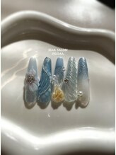 NAIL SALON -PREMA-/サマーブルーデザイン