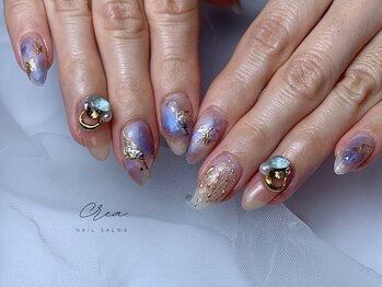 クレア(Crea)の写真/派手すぎない上品さの中にきちんとアートを楽しみたい大人女性に◎“品よく魅せるアート”を丁寧にご提案☆