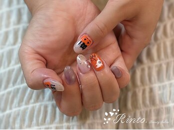 リント 西麻布店(Rinto)の写真/大人かわいい*クリスマスや季節のお花も♪繊細なアートが得意なサロン