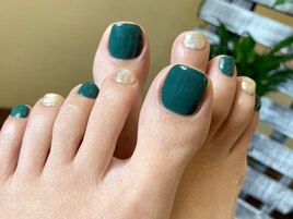 ワンカラーフットネイル