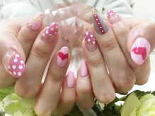 プルミエ ネイル(Premier Nail)/お持込みデザイン☆ピンク