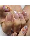 フラワーアートネイル