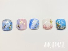 アムールラッシュ 新宿店(Amour lash)/フット 親指アートコース