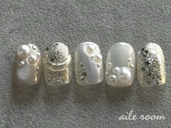 ホワイトベージュ　パール