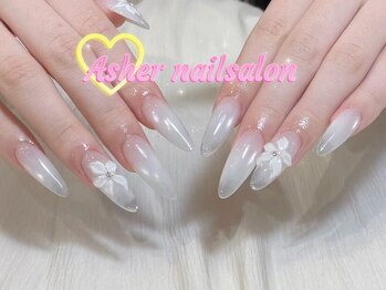 Asher ネイルサロン 横浜店の写真/ご新規様オフ無料★高技術×低価格で通いやすさ抜群!「なりたい」を叶えるお任せデザインも大歓迎◎