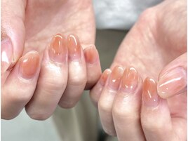 じゅわっとオレンジネイル