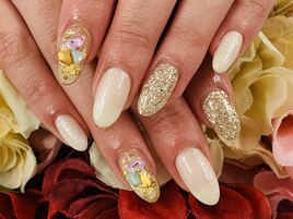 【ほり】冬のシェルネイル