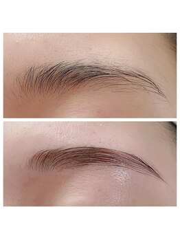 ラフィーネ(Raffine)/眉毛パーマ＆美眉wax脱毛1回